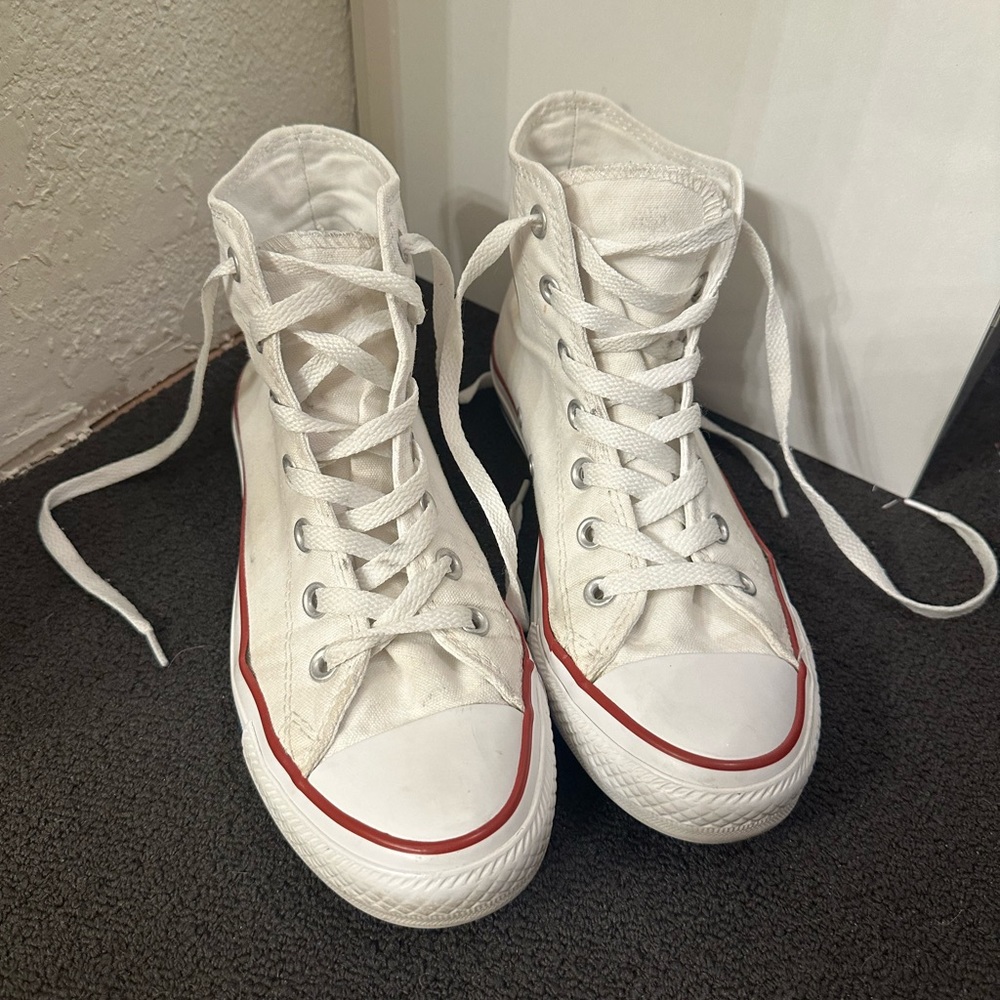 White High Top Converse
